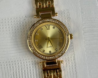 Reloj de Pulsera para Mujer, Regalo Especial para Mujer, Color Dorado, Diseño Vintage, Correa Ajustable, Esfera Blanca, Regalo del día Especial para los Amantes y la Madre