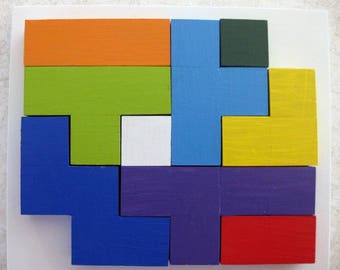 Rainbow Blocks Puzzle