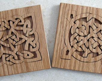 Celtic Sailors & Trinity Knots 2 Puzzle Set