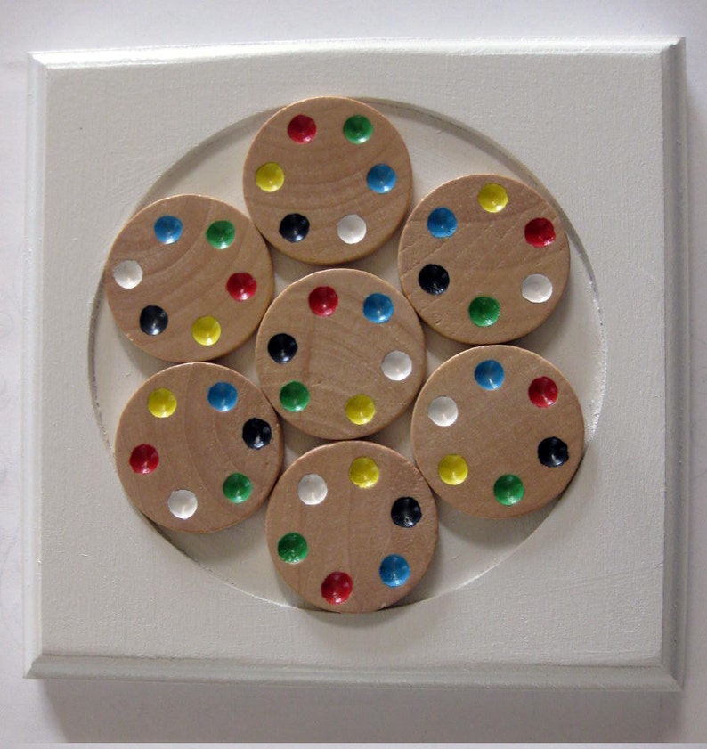 Circle Color Match Puzzle - Etsy