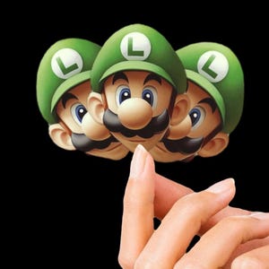 Luigi Vinyl Sticker Bundle of 3, Custom Waterproof Stickers Deny Defend Depose