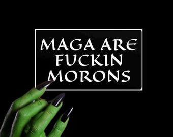 Adhesivo de vinilo anti-MAGA, resistente al agua, 4 pulgadas