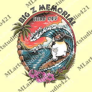 This Big Z memorial Surf Off 2 Sided png, Shia Labeuf, Jeff Bridge, Zoey Deschanel png, Funny Graphic png