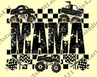 Monster Truck Mama Graphic png, Mom png, Monster Truck, Boy Birthday Party png, New Mom png file, Baby Shower Gift