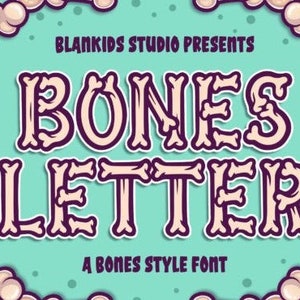 Fuente de letra de huesos, fuente de visualización, fuente hermosa de script, fuente vintage, caligrafía retro, fuente clásica, fuente elegante, fuente procreada