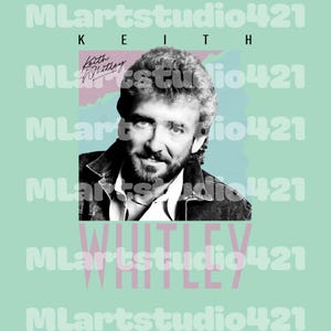 Vintage Keith Whitley PNG, Music Legend PNG, Classic Country PNG, Keith Whitley Tribute png, Gift Fan, For Man, For Woman