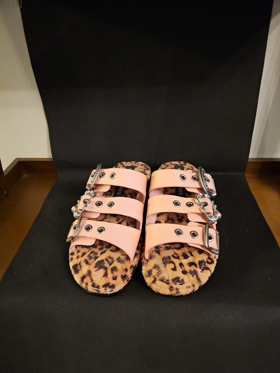 Marc jacobs emerson pink sport sandals slide buck… - image 1