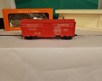 Vtg lionel ho explosives box car - 0847