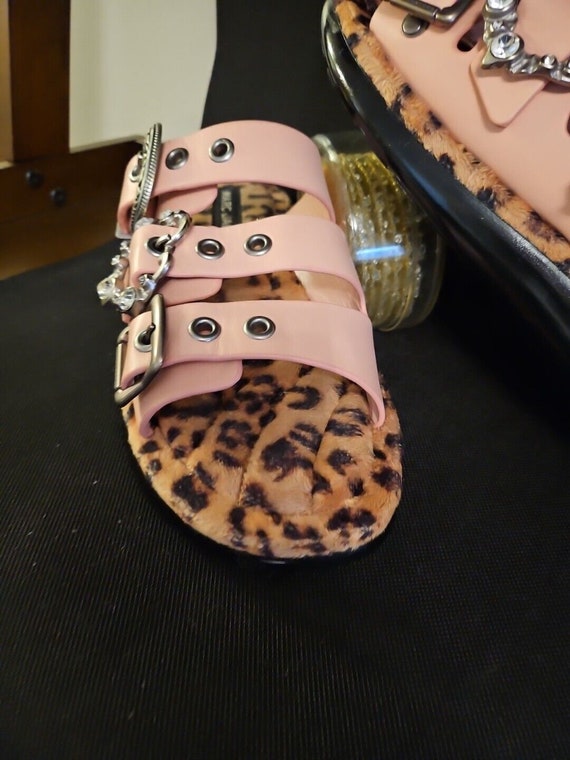 Marc jacobs emerson pink sport sandals slide buck… - image 9