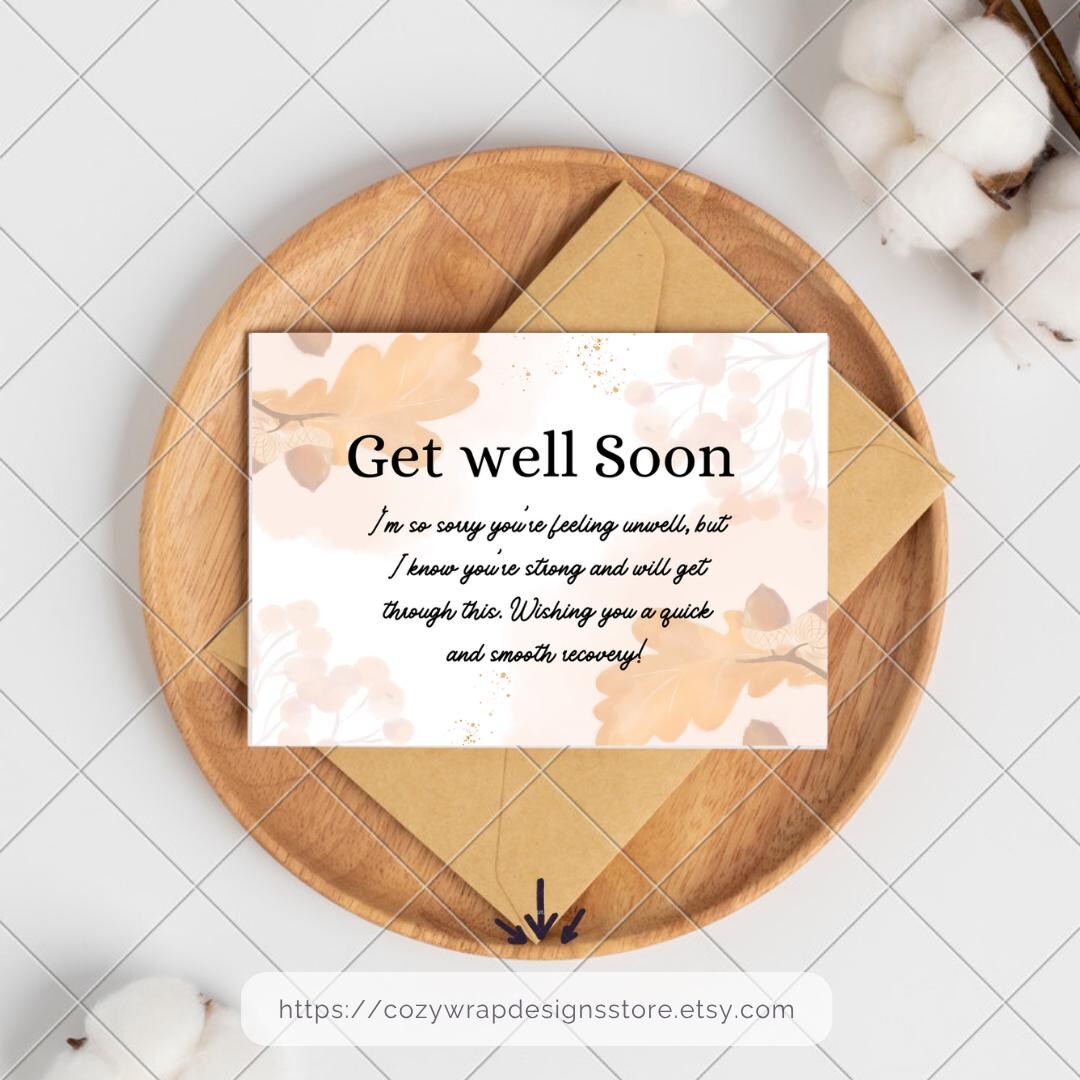 Funny Get Well Soon Digital Card | Printable Feel Better Card ...