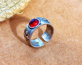 925 Silver Matching Couple Rings, Promise Rings for Couples, Couple Jewelry Gift