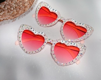 Braut Sonnenbrille, Braut Sonnenbrille, Perle Sonnenbrille Braut, Braut Herz Sonnenbrille, Brautdusche, Bachelorette Sonnenbrille