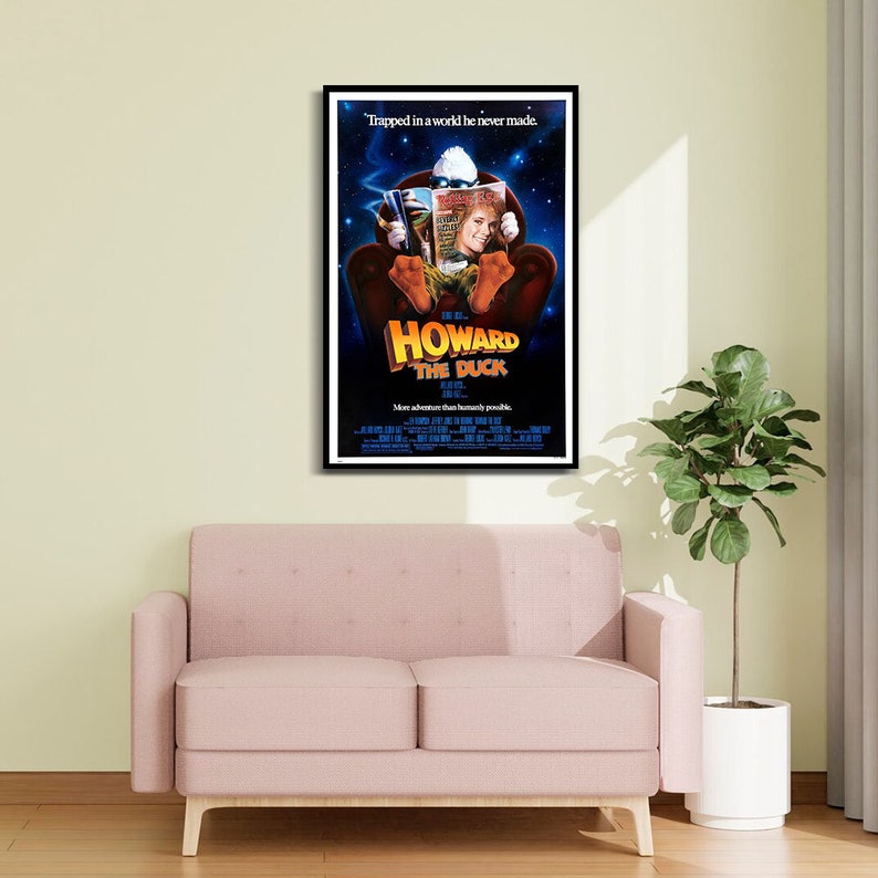 Howard Poster Howard the Duck Movie Poster, Canvas Poster Printing, Classic Movie ...