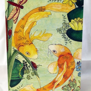 Koi Greeting Card