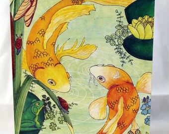 Koi Greeting Card