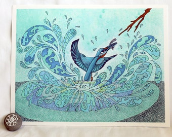 Kingfisher Giclée Print