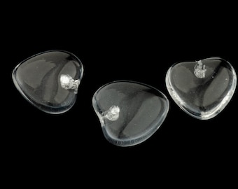 10mm Crystal Heart Bead 10 Pcs #UPG143