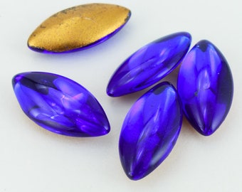 13mm x 18mm Pearlized Petal Pink Point Back Teardrop Cabochon #UP570