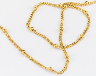 1.5mm x 1mm 14 Karat Gold Filled Cable Chain #BGA089