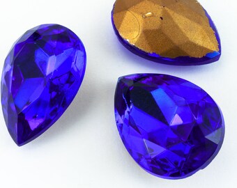 13mm x 18mm Light Rose Faceted Oval Point Back Cabochon #XGP010-B