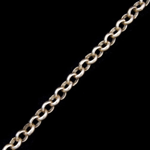 Matte Black 4mm Rolo Chain CC48