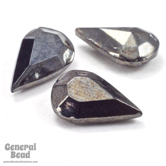 20 Hématite Goutte env 8 x 12 mm