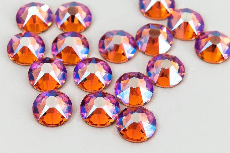 Swarovski 2088 Rose Peach Shimmer Flat Back Rhinestones (12ss) Swarovski 2088 Rose Peach Shimmer Flat Back Rhinestones (12ss)