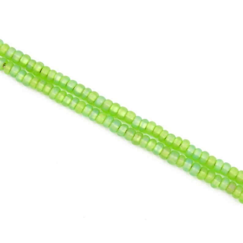#BL1077 12 Kilo 60 Matte Silver Lined Olivine Czech Seed Bead