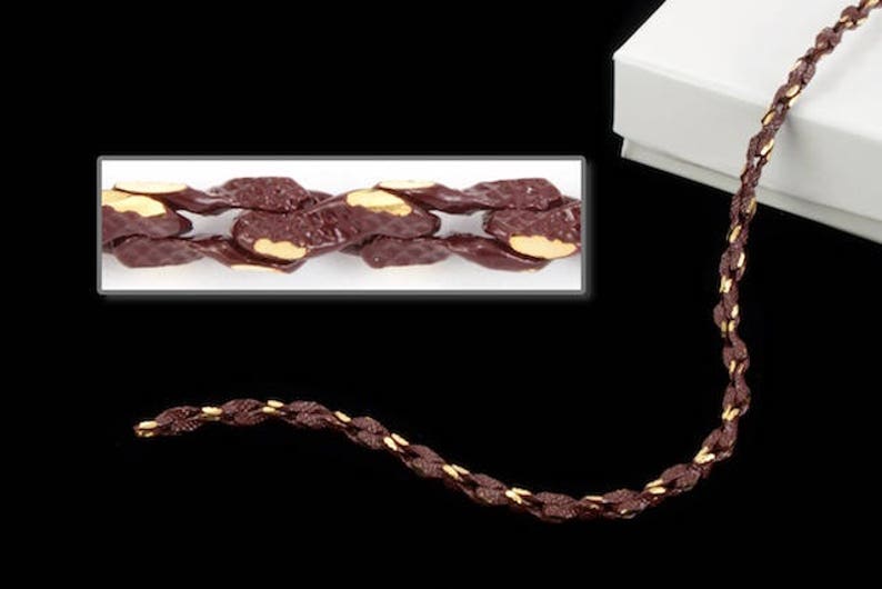 3mm BrownGold Rope Chain #CC133