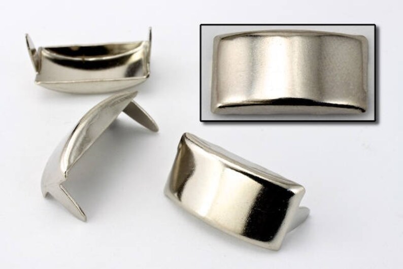 #6480 10mm x 20mm Silver Bridge Stud 15 Pcs