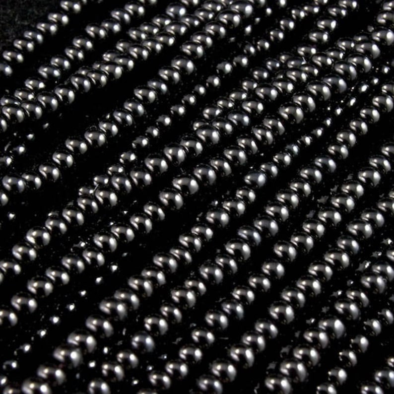 12 Kilo 110 Opaque Black Czech Seed Bead #CSG002
