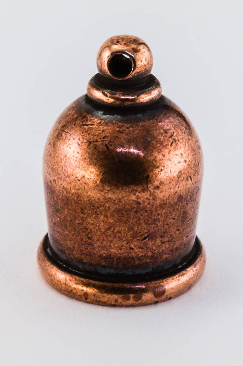 10mm Antique Copper TierraCast Taj Mahal Cord End #CK423 5 Pcs