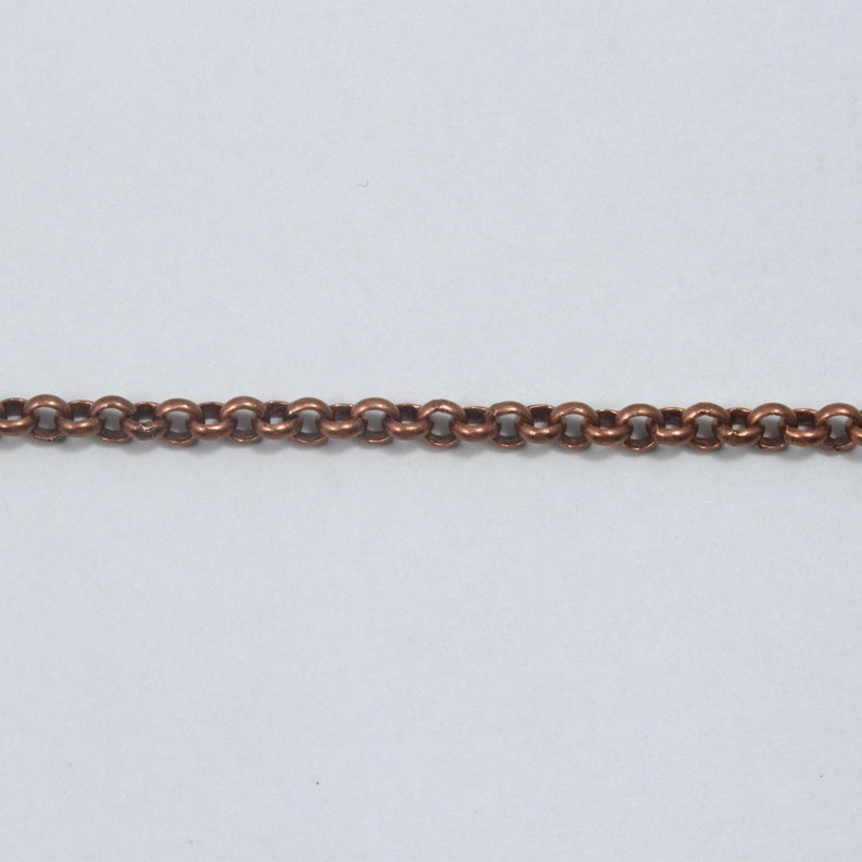 Antique Copper 3.5mm Rolo Chain #CC144