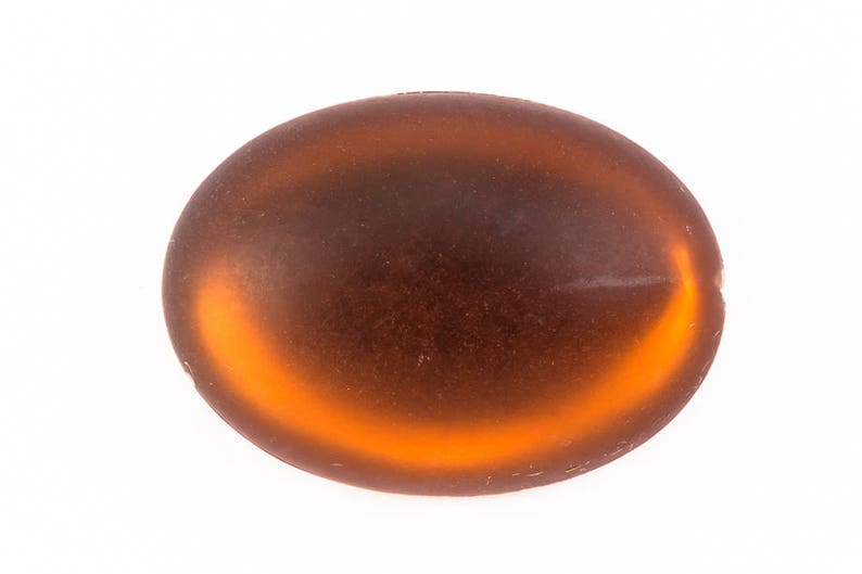 8mm x 10mm Frosted Topaz Oval Cabochon 2 Pcs #UP730