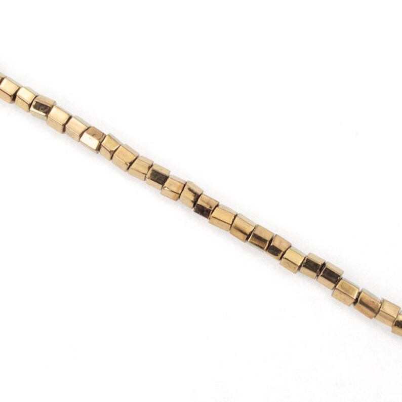 8/0 Metallic Gold Bronze Hex Seed Bead 20 Gm 1/2 Kilo Etsy