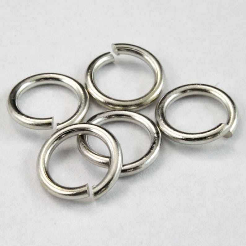 8mm Silver 18 Gauge Jump Ring RJC001 Etsy