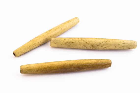 2 Inch Natural Bone Hair Pipe Bnh204 Etsy