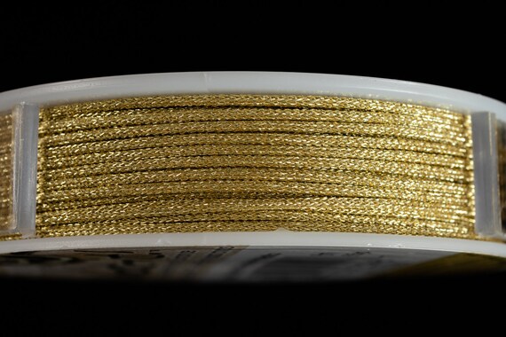 Chinese Knotting Cord #CDX103 1mm Gold Knot-it