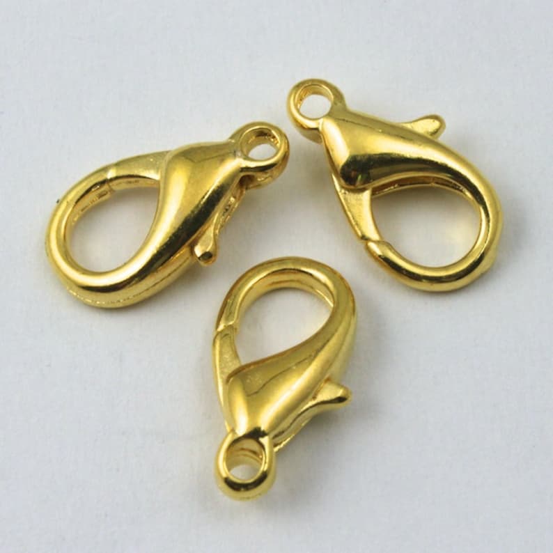 13mm Gold Tone Lobster Clasp #CLA011
