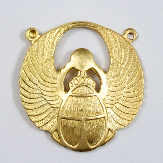 30mm Winged Scarab #BRA003