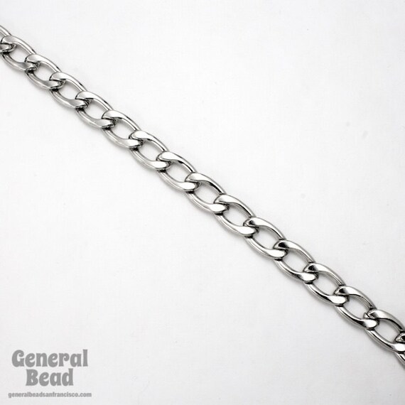 Stainless Steel Curb Chain 2,5mm U.3,5mm Selection 42cm Bis 90cm Stainless Steel Curb Chain 2,5mm U.3,5mm Selection 42cm Bis 90cm