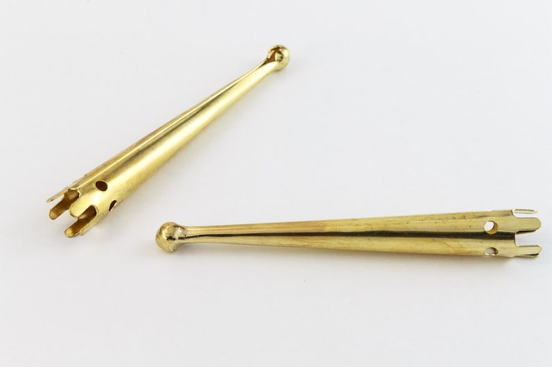 54mm Gold Tone Smooth Cone Bolo End (2 Pcs) #BOLO074 54mm Gold Tone Smooth Cone Bolo End (2 Pcs) #BOLO074