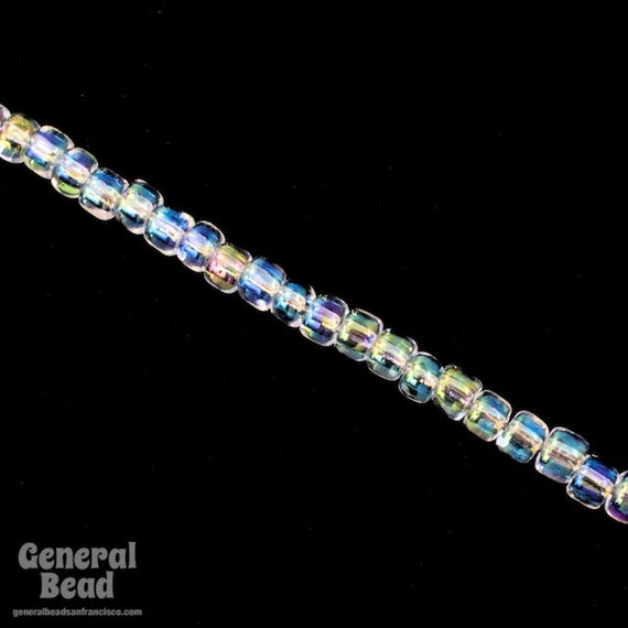 40 Gram 6//0 Crystal AB Japanese Seed Bead #JKF002