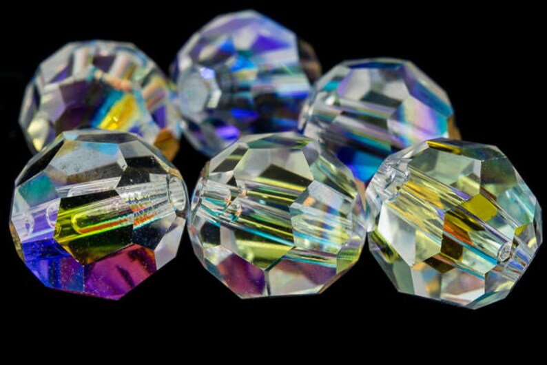 Swarovski 5000 Crystal AB Faceted Bead 2mm 3mm 4mm 5mm Etsy