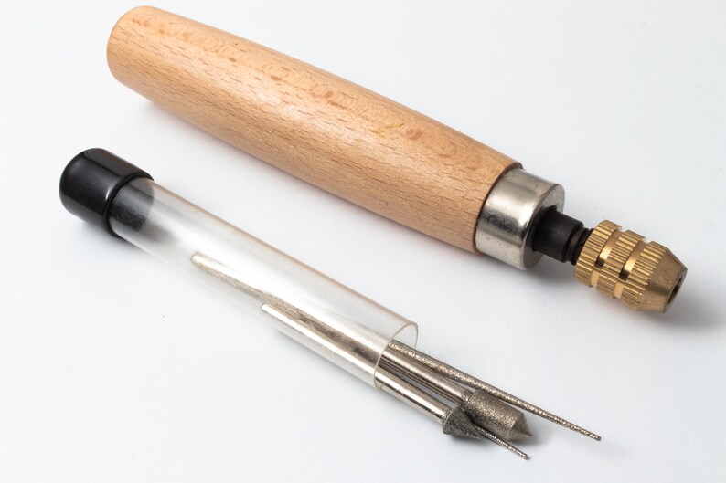 Beadsmith 4 Piece Bead Reamer Set with Wooden Handle BR5 Etsy