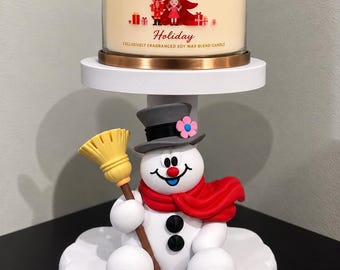 Snowman Candle Holder & Figurine – 3MF STL Digital Download – Christmas 3D Print Files