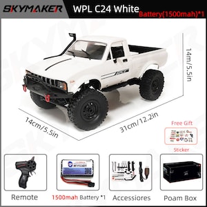 RC CAR Crawler full scale 1/16 4WD climbing truck voiture rc telecommandée image 6