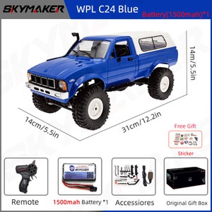 RC CAR Crawler full scale 1/16 4WD climbing truck voiture rc telecommandée image 7