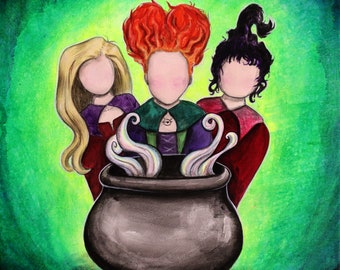 We’ll be Younger in the Morning - 8x10 Art Print - Hocus Pocus Fan Art - Art by Marcia Furman