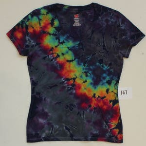 Women's XS Extra Small Hanes Ladies 100 percent Ring spun Cotton Milky Way Tie Dye #167 Authentic Phillip Brown Design